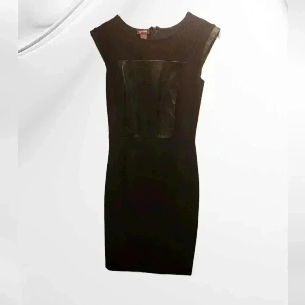 Danier Leather Pencil Dress with Stretch